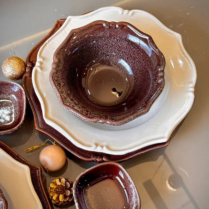 service de table chocolat
