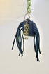 Charme de sac Bachkootoo en cuir Noir