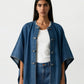 Poncho femme avec poche plaquée - ZINA 2.0
