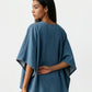 Poncho femme avec poche plaquée - ZINA 2.0