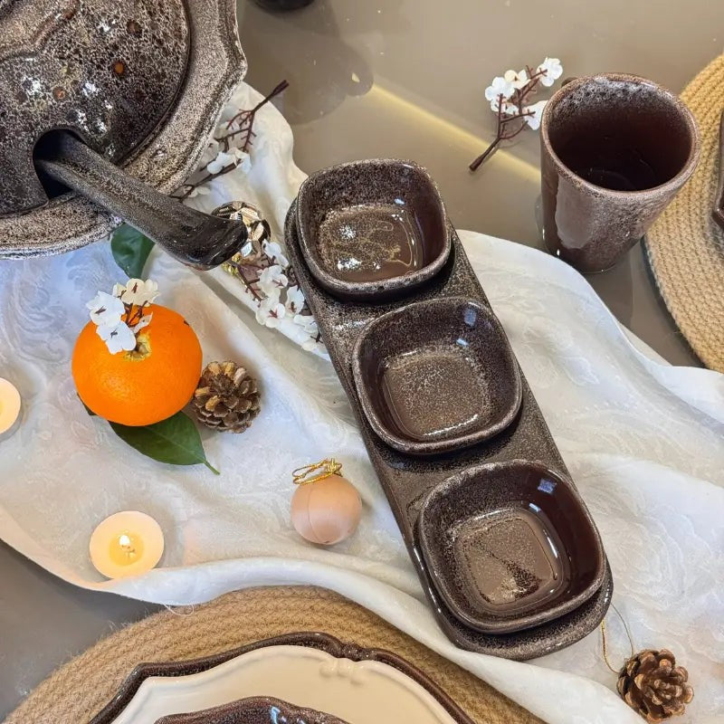 service de table chocolat
