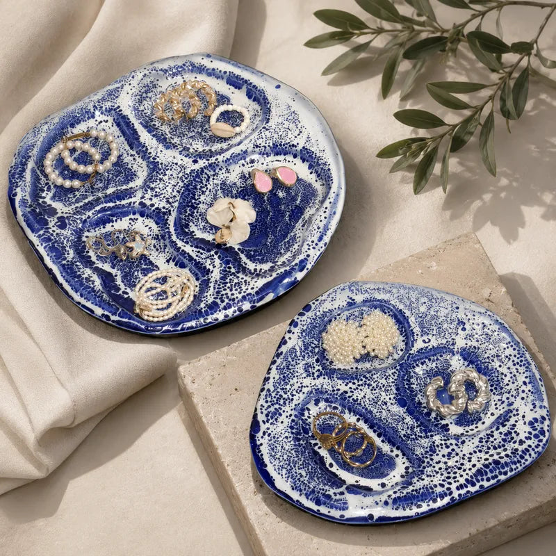 Duo de plateaux à bijoux Waves