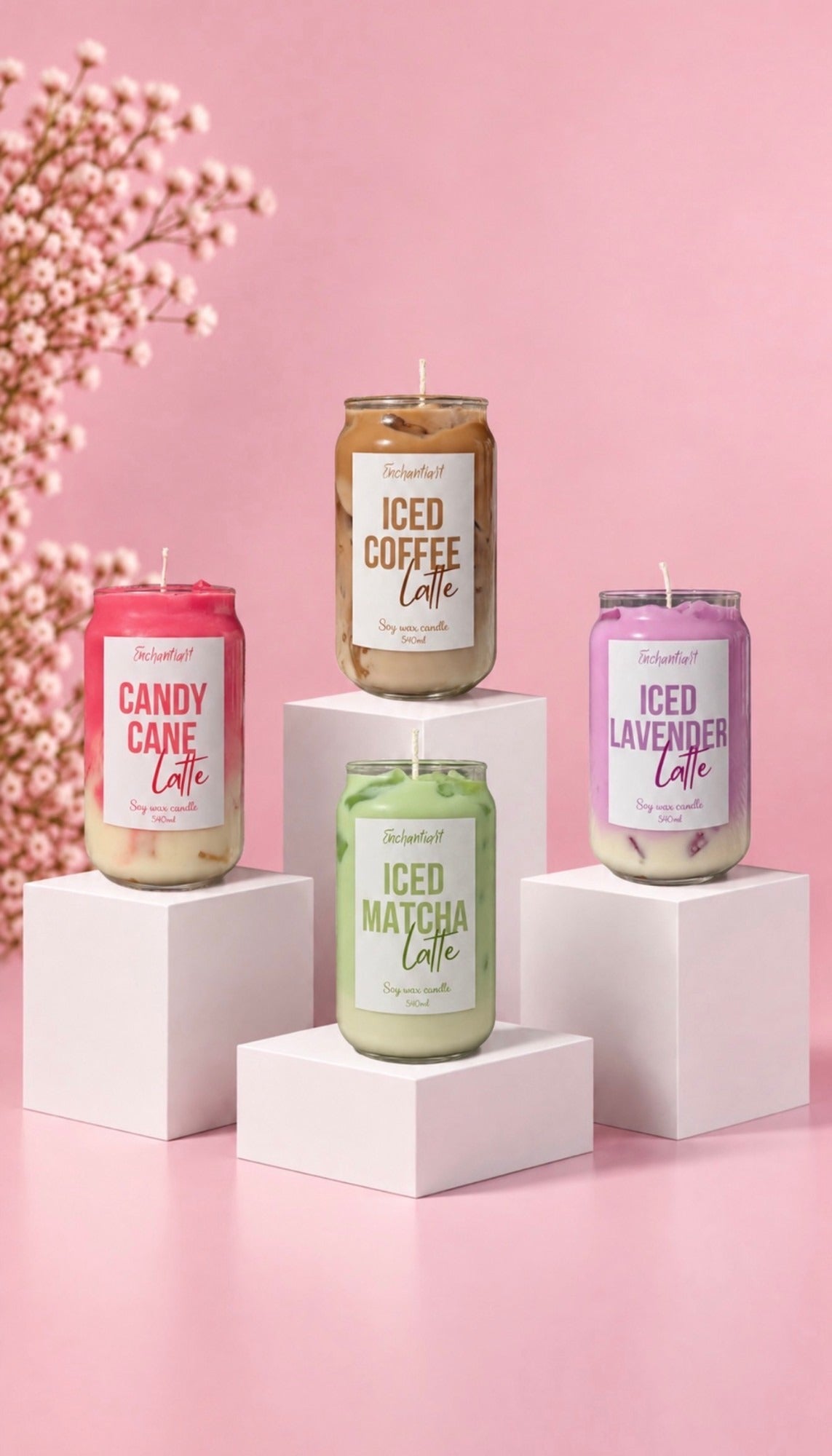 Bougie Iced Lavender Latte, Enchantiart