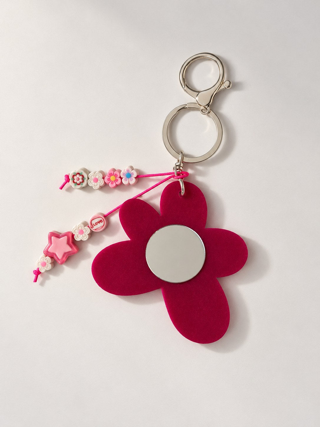 Porte-clé fleur