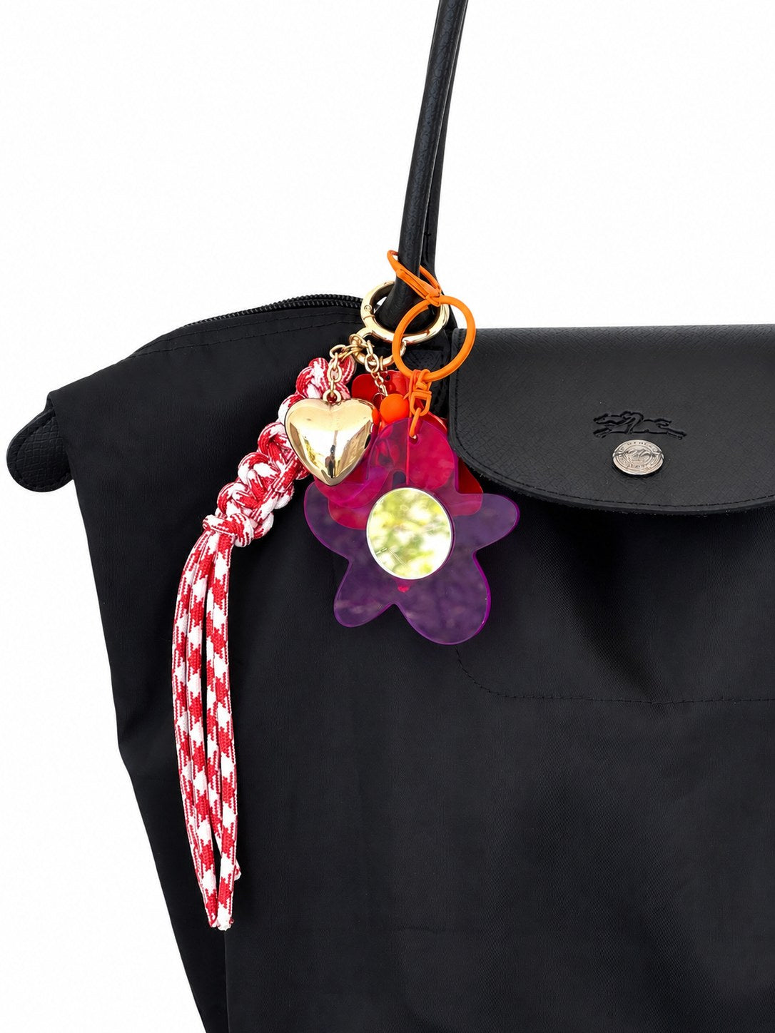 Porte-clé fleur