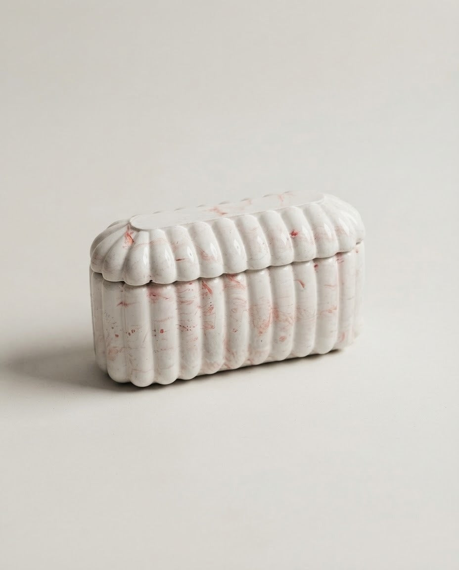 Écrin marbré rouille, Maison Nur