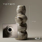 Vase Totem beige