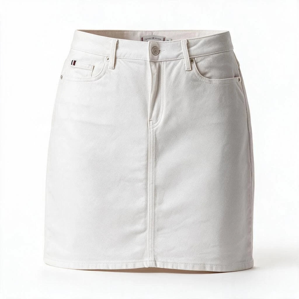 Jupe en denim blanc - Tommy Hilfiger