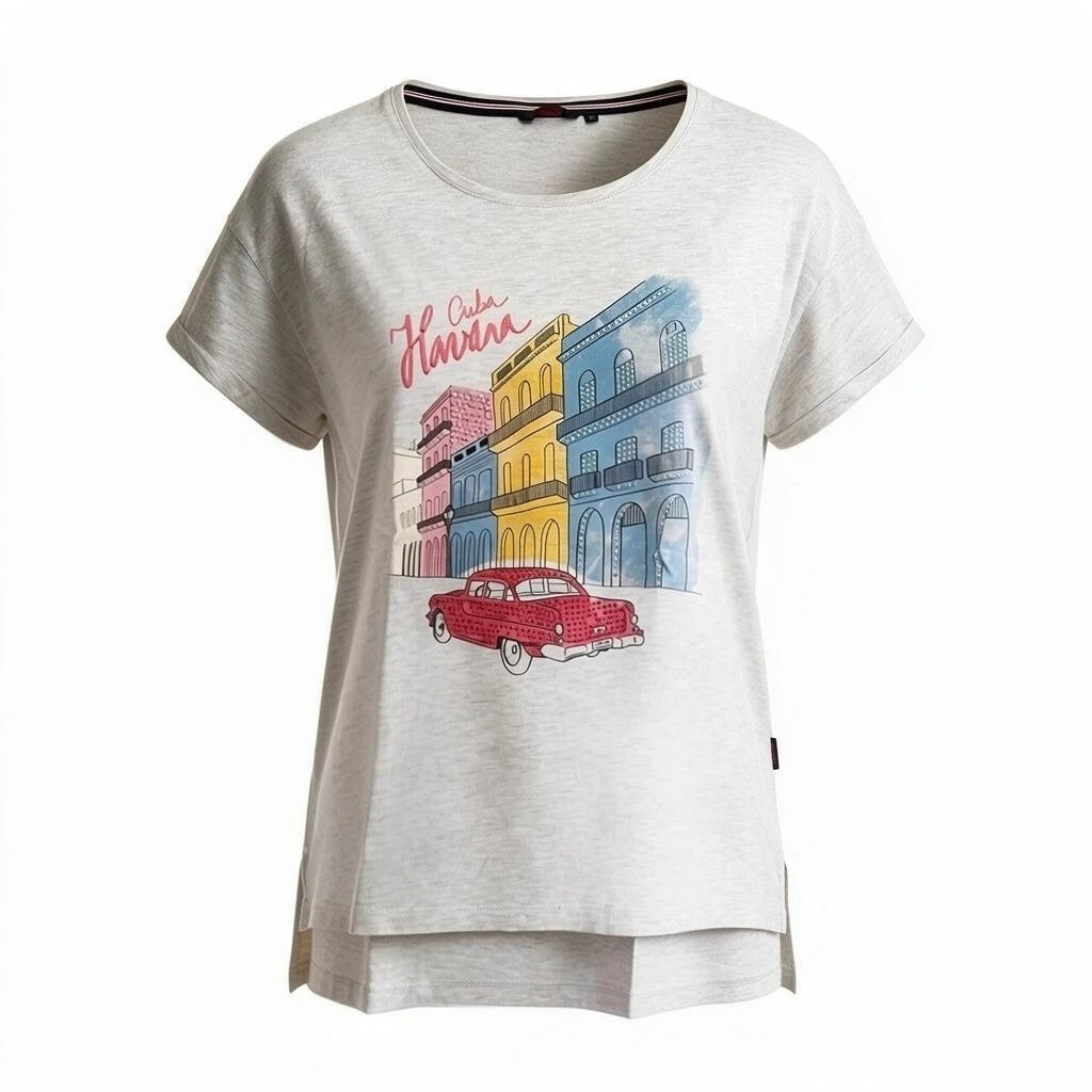T-shirt manches courtes Havana Cuba - Salsa