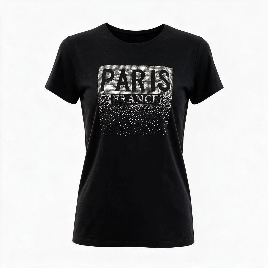 T-shirt manches courtes PARIS - Attitude Paris