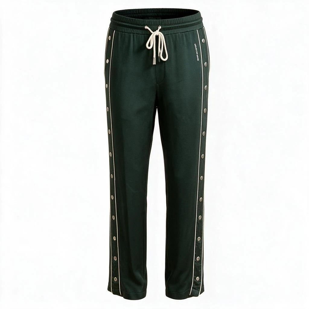 Jogger avec bouton sur le côté en viscose - The Kooples Sport