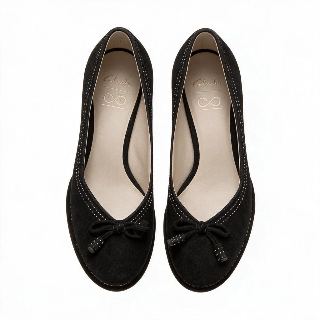 Talon avec nœud en daim - Clarks