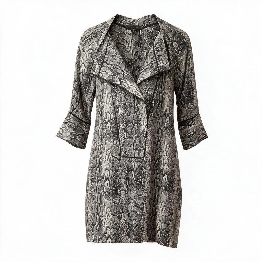 Robe en soie imprimé léopard - BCBG Max Azria