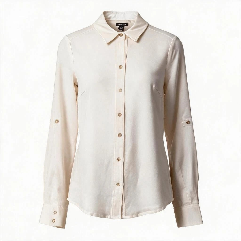 Chemise en lin et viscose - Karen Millen