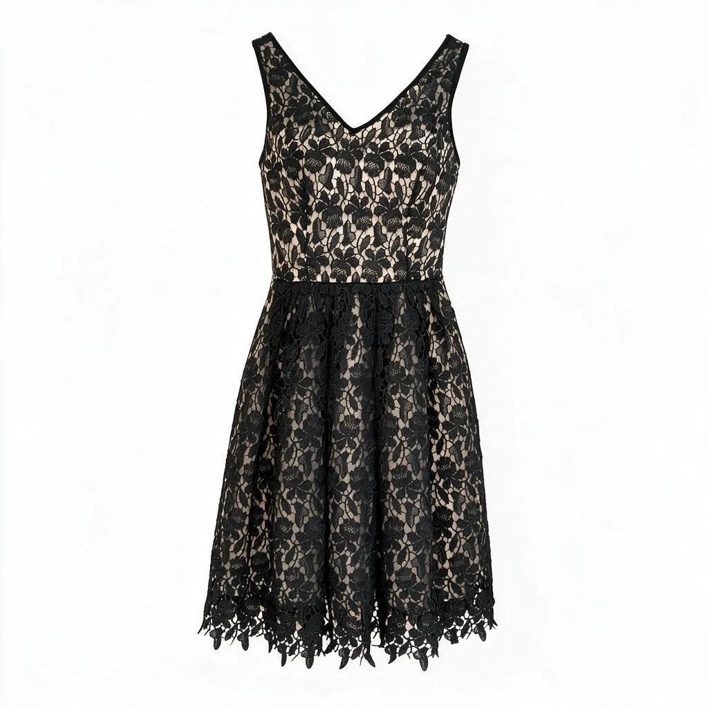 Robe dentelle courte - Quiz