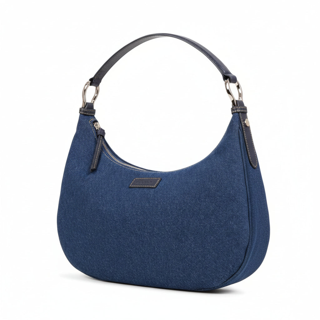 Sac demi lune en jeans - HLEL