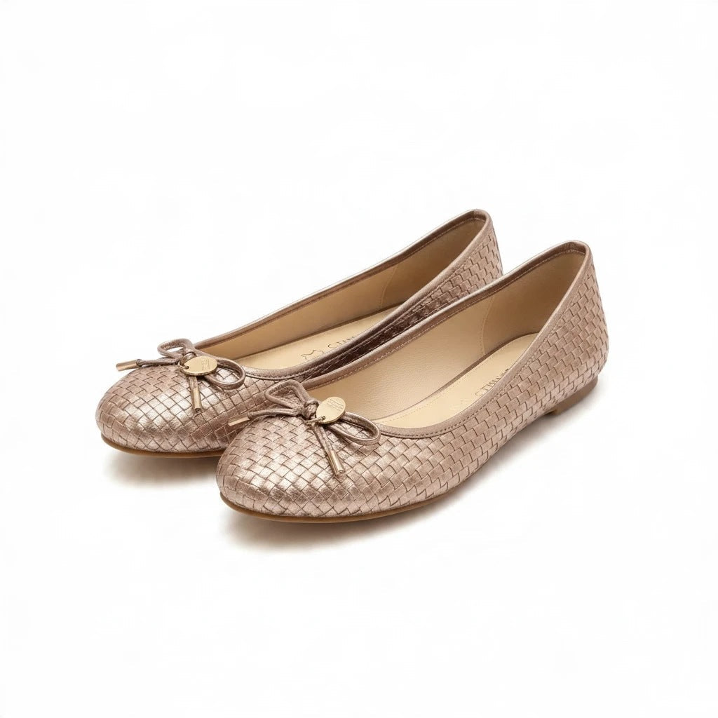 Ballerine Bronze avec détail - Salvatore Ferragamo