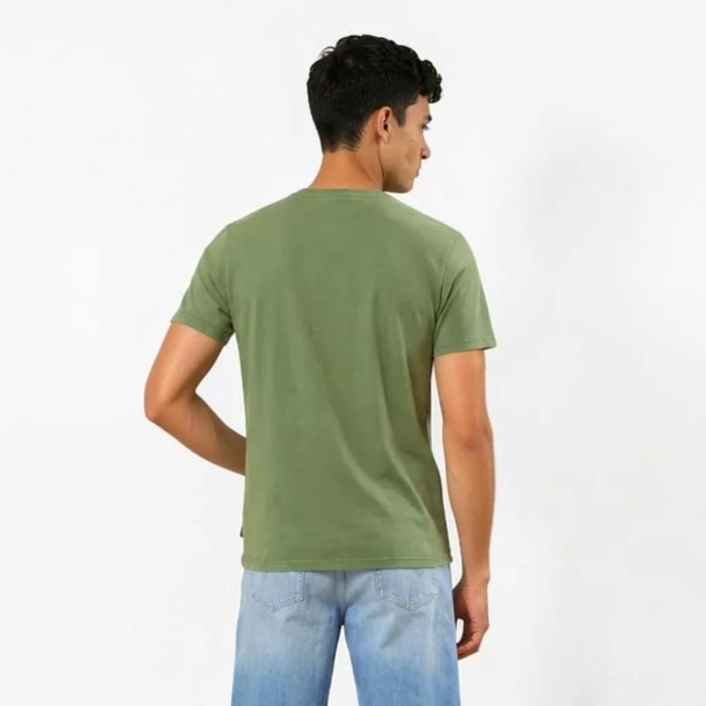 T-shirt homme manches courtes délavé MOOD عال العال