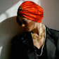 Terracotta Satin Turban – Altawes