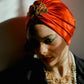 Terracotta Satin Turban – Altawes