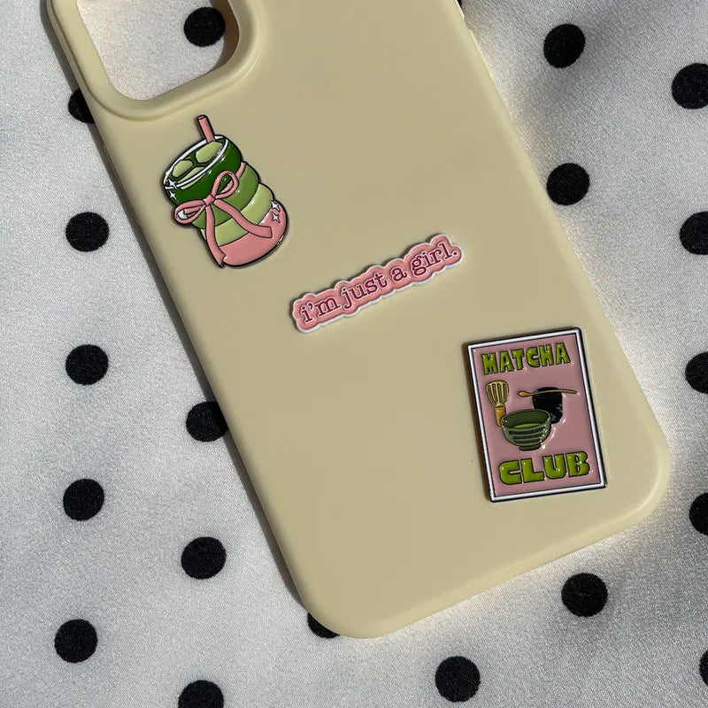 Sticker métal i'm just a girl