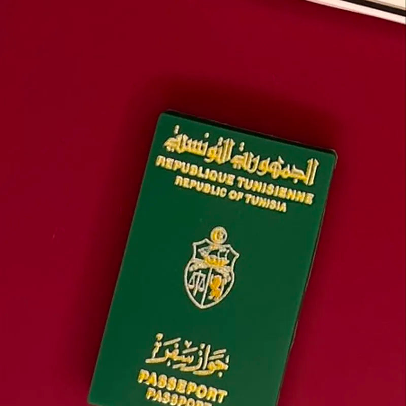 Sticker passeport tunisien vert
