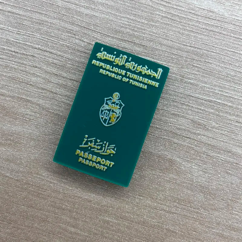Sticker passeport tunisien vert
