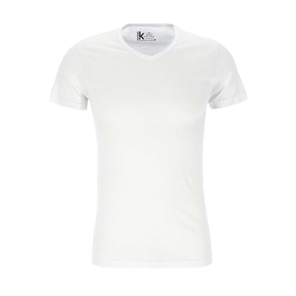 T-SHIRT COL V HOMME EN COTON BIO