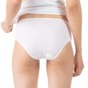 Slip taille haute femme en coton bio