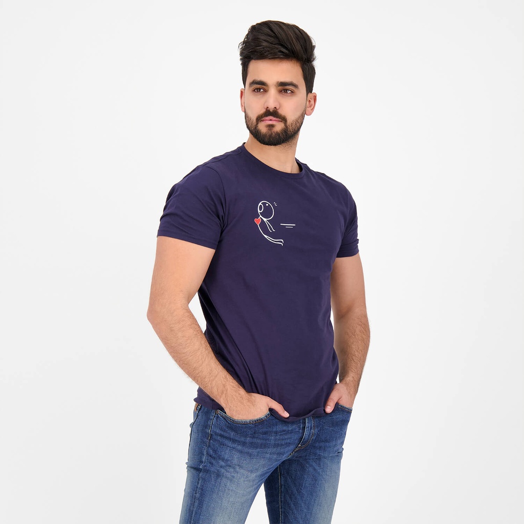 T-shirt Unisex manches courtes oversized Coeur