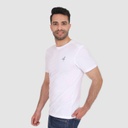 T-SHIRT HOMME MANCHES COURTES AVEC EPAULETTE FLAMANT ROSE