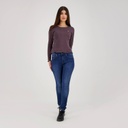 Jeans push up femme taille haute - ELISA 489