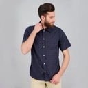 Chemise homme manches courtes à pois