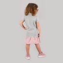 Robe polo fille manches courtes avec volant