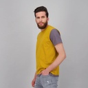 T-shirt homme manches courtes bi-couleur flamme