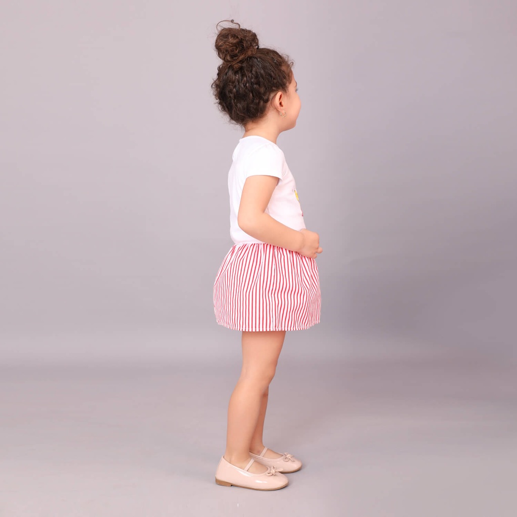 Robe bébé manches courtes avec volant CUPCAKE