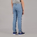 Jeans skinny garçon avec bande coté