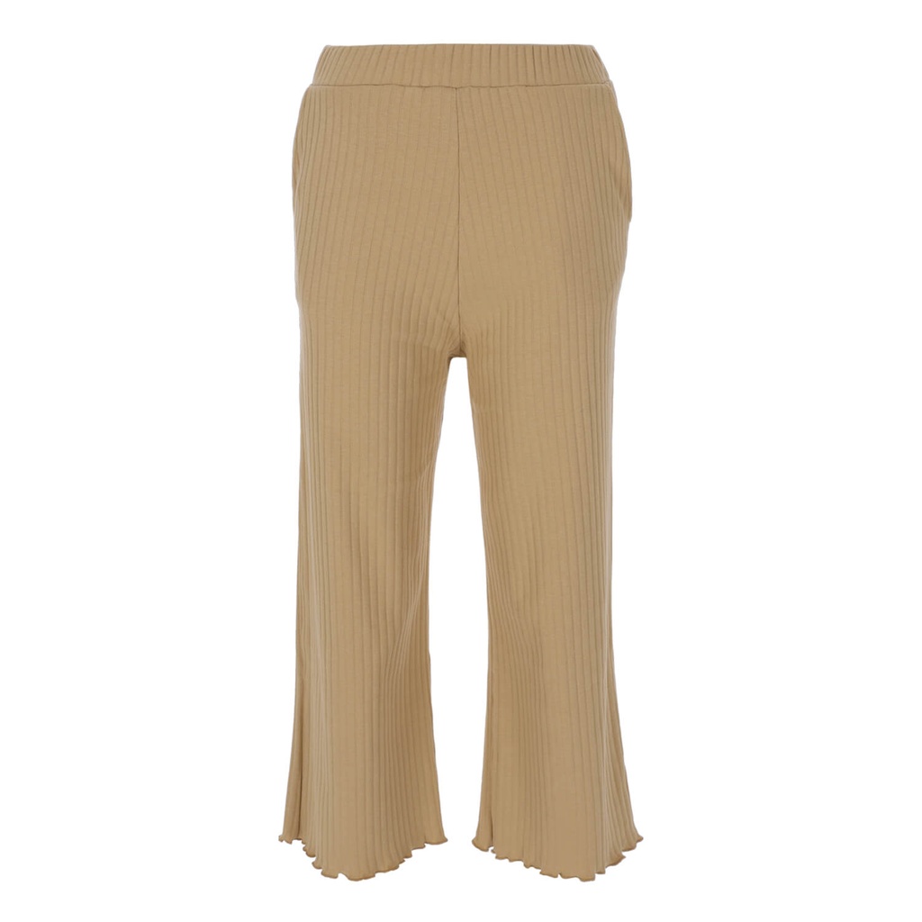 Pantalon côtelé femme bord franc