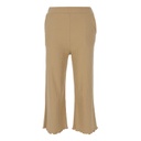 Pantalon côtelé femme bord franc