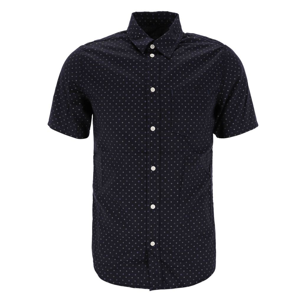 Chemise homme manches courtes à pois