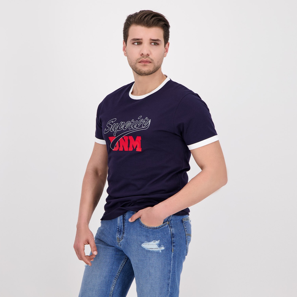 T-shirt homme manches courtes biais contrasté SUPERIOR DNM