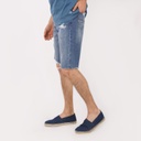 Bermuda déchiré homme en  jeans