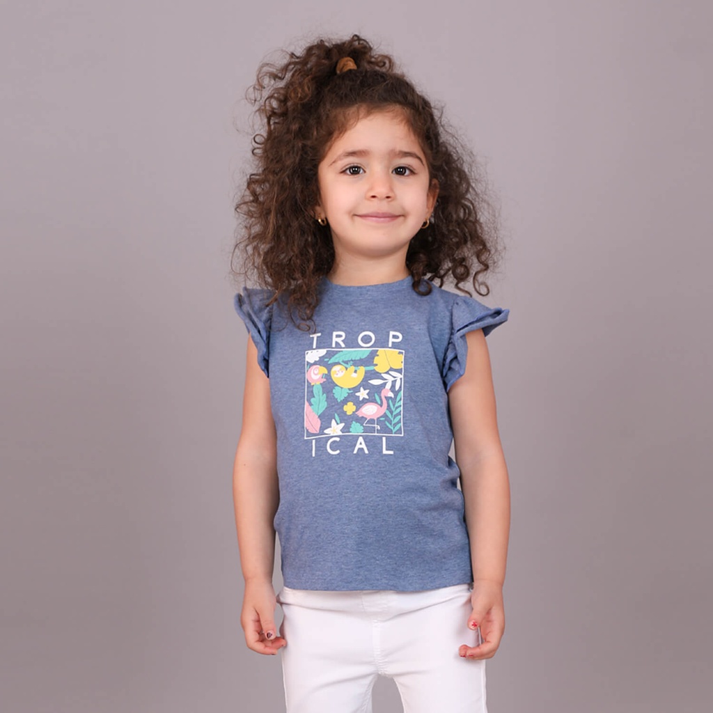 ENSEMBLE BEBE FILLE TROPICAL