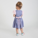 Robe bebe bi-couleur chaine et trame