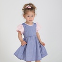 Robe bebe bi-couleur chaine et trame