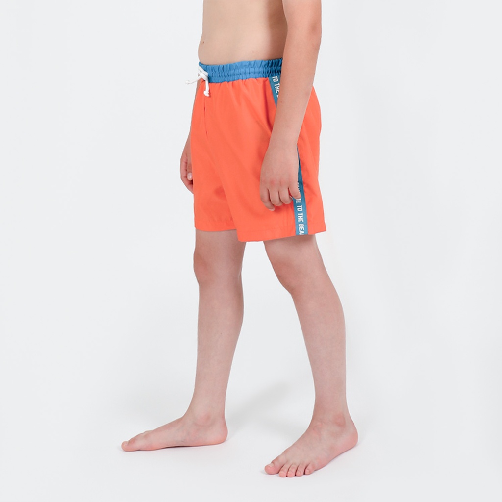 Short de bain garçon avec bande coté