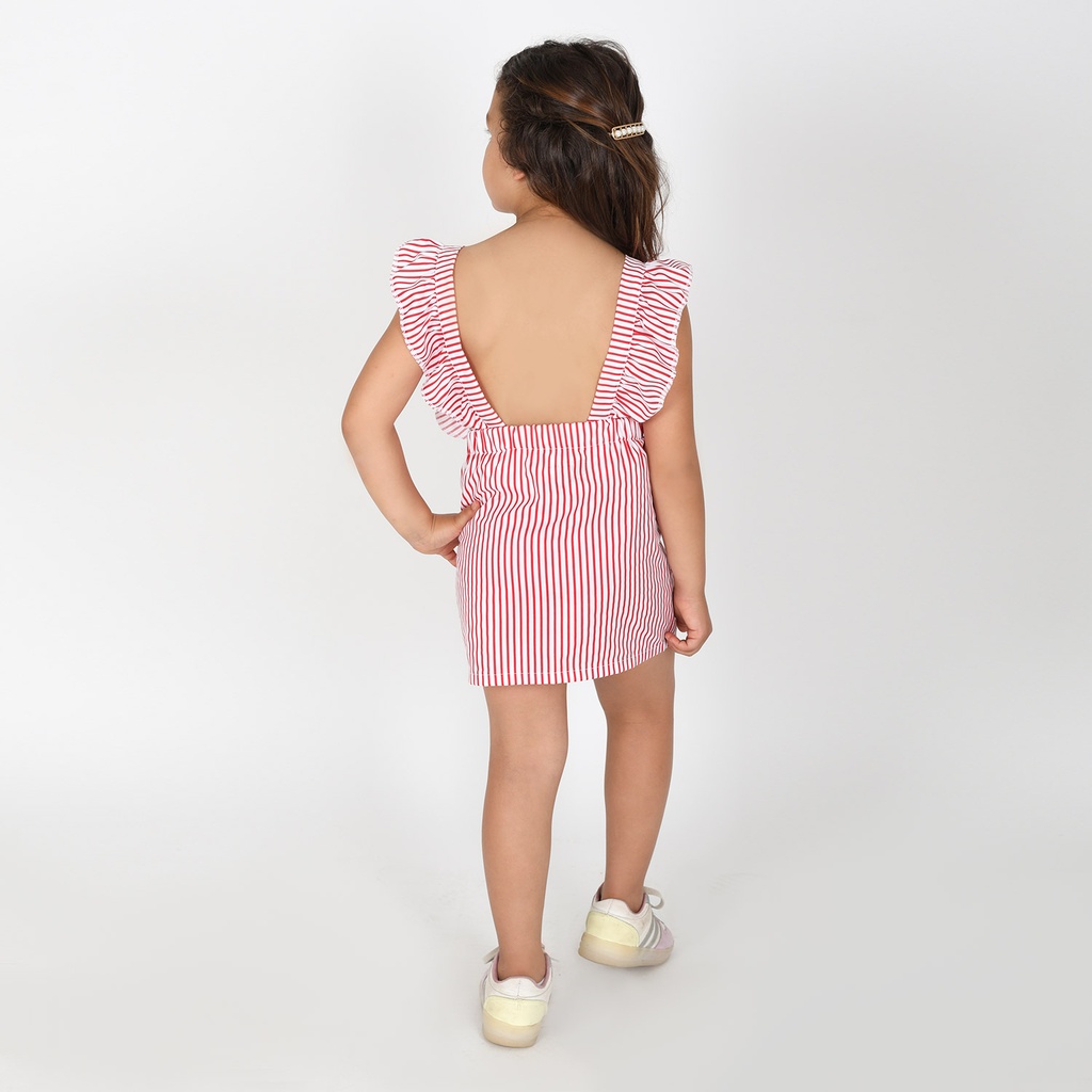 Robe fille en chaine et trame