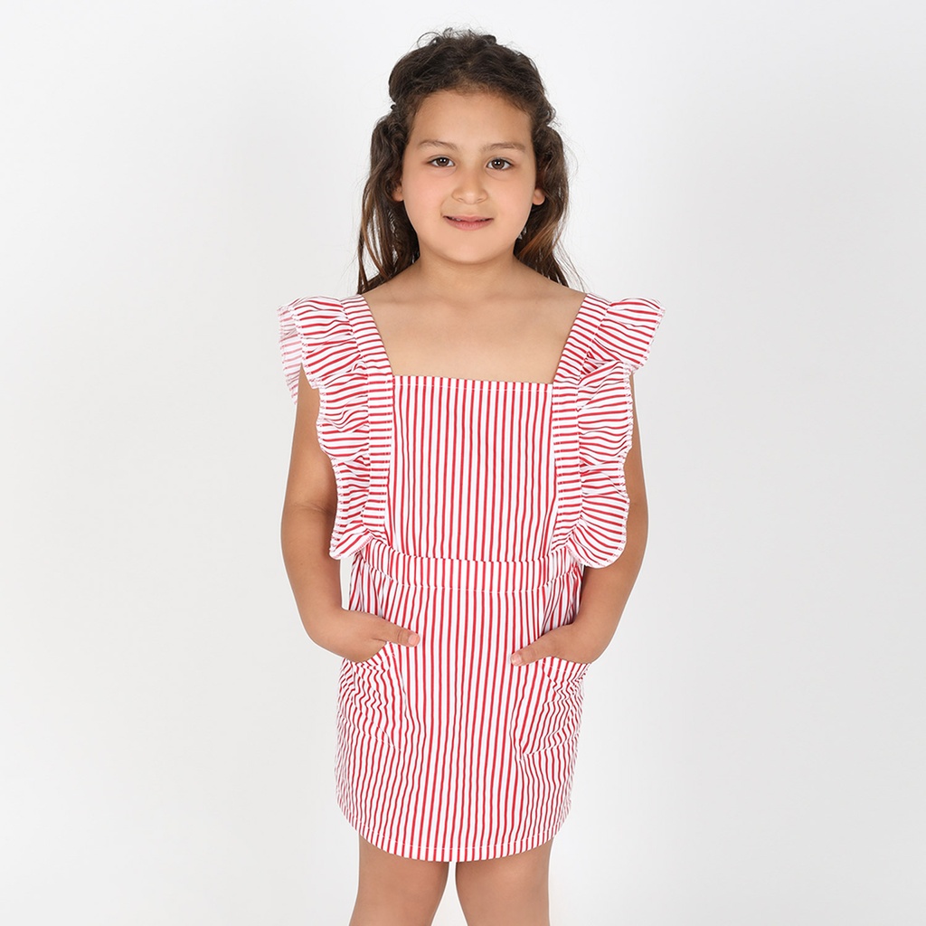 Robe fille en chaine et trame