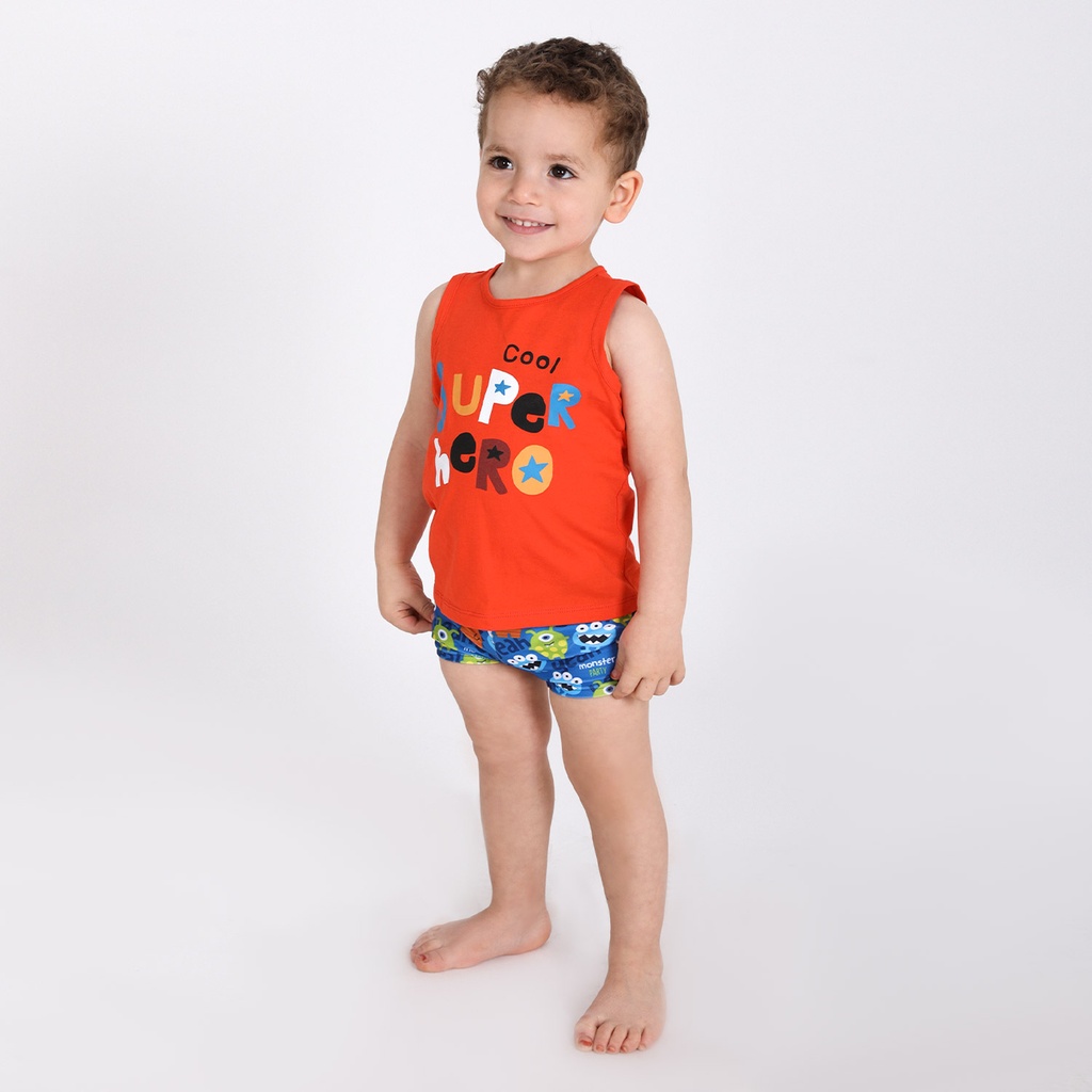 Short de bain bébé MONSTRES