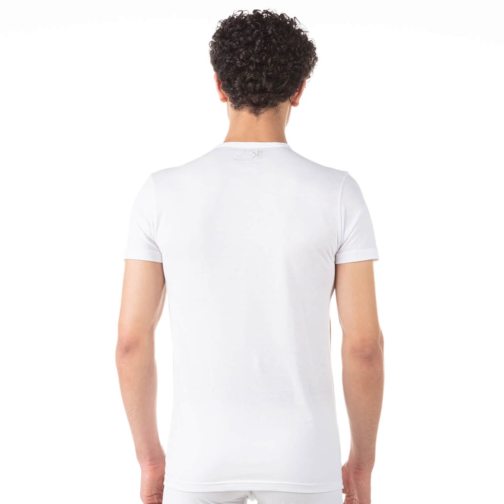 T-shirt col rond homme en coton pur